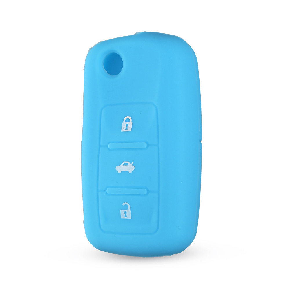 10Pcs/ Lot Cover in silicone telecomando/chiave per VW Volkswagen Passat Polo Golf Touran Bora Leon SKODA Octavia - 12f03620d53d68c4c22b876836d757d9