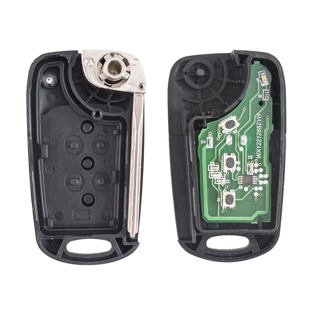 Chiave Telecomando Hyundai YF Sonata Car Auto Vehicle Control Alarm 433MHz ID46 With New Blade 3 tasti - 1b02bbb900c27a8dcd2b4ec4464848cf