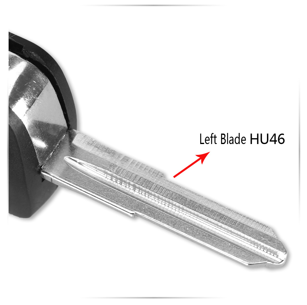 Case Chiave per Opel Corsa Astra Kadett Monza Montana HU46 Blade - 3273994aa37b2f2c4c52f9ec61cf6a9d