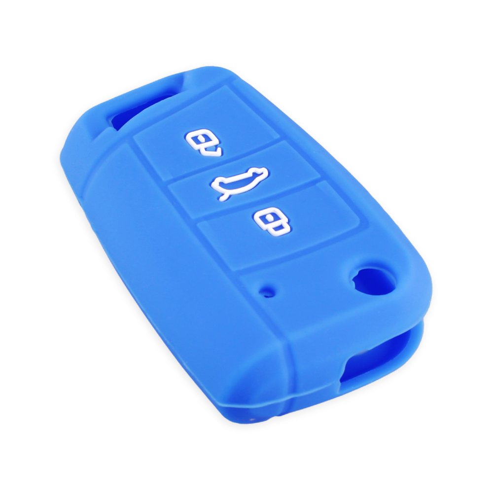 Cover in silicone telecomando/chiave per Volkswagen VW Golf MK7 Tiguan For Skoda Octavia For Seat Leon Ibiza Octavia A7 13 Cover in silicone telecomando/chiave per Volkswagen VW Golf MK7 Tiguan For Skoda Octavia For Seat Leon Ibiza Octavia A7 - 34a8a3a72cb186662777ec511f4d5bc6
