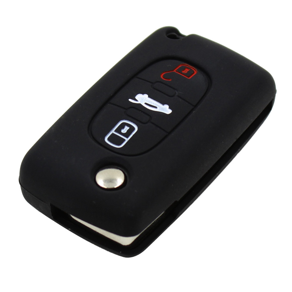 Cover in silicone telecomando/chiave per Peugeot 107 207 307 407 308 607 Citroen C1 C2 C3 C4 C5 C6 C8 - 805e8eca9d99a9f68c314a9f82db80a6