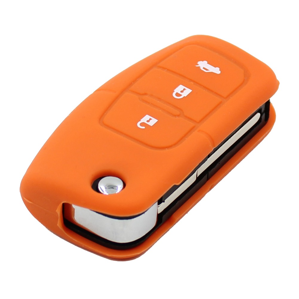 Cover in silicone telecomando/chiave per Fiesta Focus Mondeo Ecosport Kuga Arancione 7 Cover in silicone telecomando/chiave per Fiesta Focus Mondeo Ecosport Kuga Arancione - a6c3e4441a5cd8d69d981cb98920e206
