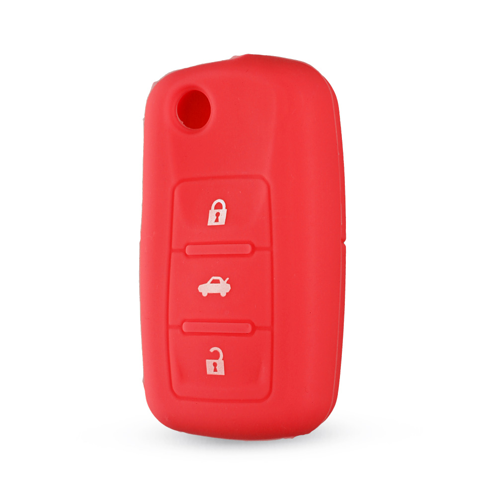 10Pcs/ Lot Cover in silicone telecomando/chiave per VW Volkswagen Passat Polo Golf Touran Bora Leon SKODA Octavia - aa8c5fae8994e0432141a2f05a587790