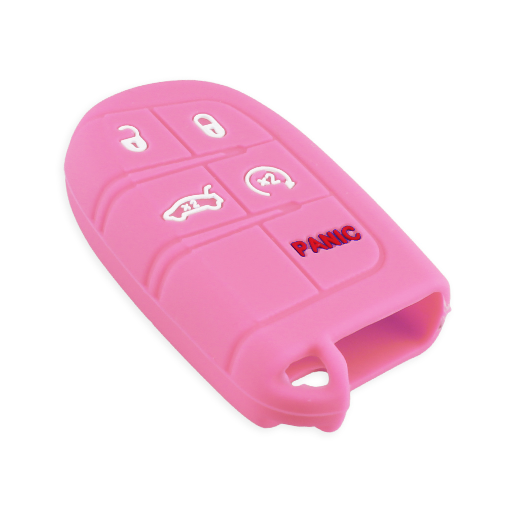 Cover in silicone telecomando/chiave per Jeep Grand Cherokee Dodge JCUV Dart Journey Chrysler 300C Fiat - ac1a3d25cb93b78dd4fb556023fa0c34