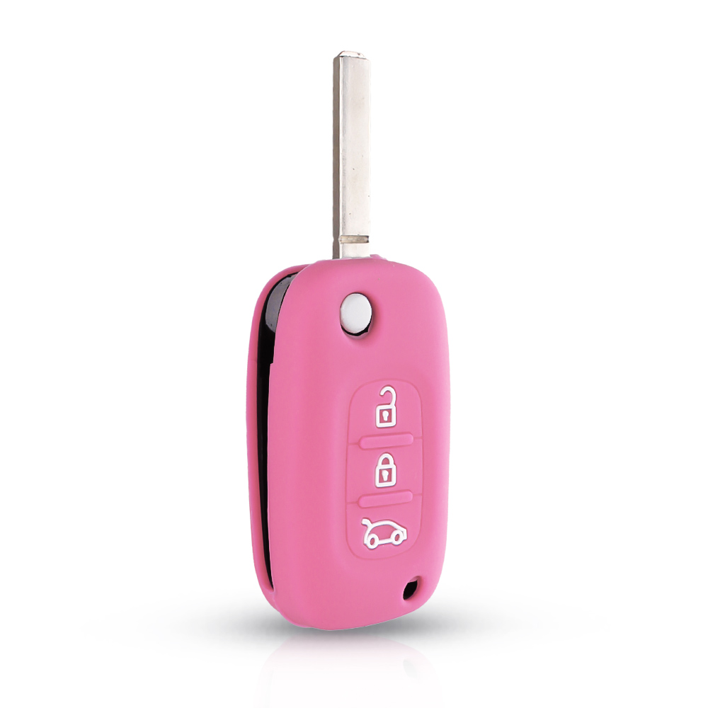 Cover in silicone telecomando/chiave per Mercedes Benz Smart City Fortwo Forfour Roadster For Renault Twingo Clio - f04da4a1fa0f8994933fd6e32f0acd6d