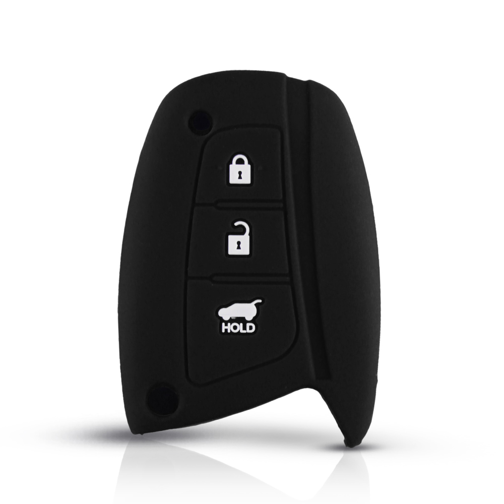 Cover in silicone telecomando/chiave per Hyundai Solaris ix35 ix45 Accent Elantra Santa Fe - f6cfcb2e5ef12f7e42d2d88614a62afe