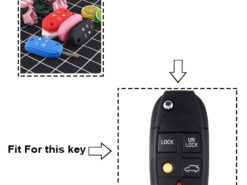 Cover in silicone telecomando/chiave per Volvo S40 XC90 S80 XC70 S60 V70 D05 1