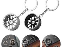 Portachiave Cerchi in lega ruota 5 Portachiave Cerchi in lega ruota - Wheel Rim Key Chain Luxury Aluminum Car Key Ring Keychain for Man Women 3