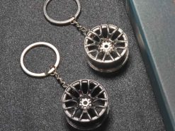Portachiave Cerchi in lega ruota 6 Portachiave Cerchi in lega ruota - Wheel Rim Key Chain Luxury Aluminum Car Key Ring Keychain for Man Women 4