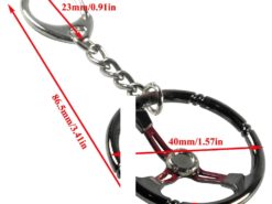 Portachiave sterzo auto Luxury 5 Portachiave sterzo auto Luxury - jingyuqin Popular Jewelry Keychain Sleeve Bearing Spinning Auto Stainless Steel Car Steering Wheel Model Urbocharger Key 3