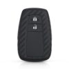 Cover in silicone chiave telecomando per Toyota CHR C-HR 2017 2018 Prius - KEYYOU 2 3 Buttons Carbon Silicone Key Case Fob Cover Remote Car Accessories For Toyota CHR