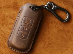 Cover chiave telecomando per Mazda 2 3 6 Axela Atenza CX-5 CX5 CX-7 CX-9 2014 2015 2016 2017 4 Cover chiave telecomando per Mazda 2 3 6 Axela Atenza CX-5 CX5 CX-7 CX-9 2014 2015 2016 2017 - KEYYOU 2 3 Buttons Leather Smart Car Remote Key Case Cover For Mazda 2 3 6 1