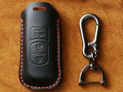 Cover chiave telecomando per Mazda 2 3 6 Axela Atenza CX-5 CX5 CX-7 CX-9 2014 2015 2016 2017 6 Cover chiave telecomando per Mazda 2 3 6 Axela Atenza CX-5 CX5 CX-7 CX-9 2014 2015 2016 2017 - KEYYOU 2 3 Buttons Leather Smart Car Remote Key Case Cover For Mazda 2 3 6 3