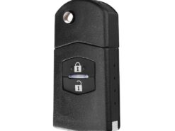 Chiave telecomando per Mazda 3 5 6 2 Bottoni - KEYYOU 2 Button Remote Key Fob Shell Case Folding Flip With Uncut Blade For Mazda 3 8