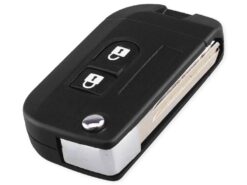 Chiave telecomando per Nissan Qashqai primera Micra Navara Almera Note Sunny 4 Chiave telecomando per Nissan Qashqai primera Micra Navara Almera Note Sunny - KEYYOU 2 Buttons Flip Folding Remote Key Shell Car Case Fob Cover for Nissan Qashqai primera 2