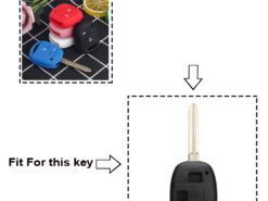 Cover in silicone chiave telecomando per TOYOTA CAMRY RAV4 PRADO COROLLA AVENSIS LAND CRUISER YARIS - KEYYOU 2 Buttons Silicone Car Remote Key Fob Shell Cover Case For TOYOTA CAMRY RAV4 PRADO 2