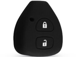 Cover in silicone chiave telecomando per TOYOTA Corolla Hilux Vitz Rav4 Aqua Camry - KEYYOU 2 Buttons Silicone Key Case Shell Cover For TOYOTA Corolla Hilux Vitz Rav4 Aqua Camry 3