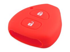 Cover in silicone chiave telecomando per TOYOTA Corolla Hilux Vitz Rav4 Aqua Camry - KEYYOU 2 Buttons Silicone Key Case Shell Cover For TOYOTA Corolla Hilux Vitz Rav4 Aqua Camry 4