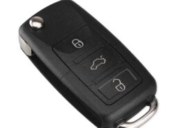 Chiave telecomando per VW Volkswagen Golf Polo MK4 Touran Bora - KEYYOU 3 1 4 Buttons Remote Flip Switchblade Key Shell Replacement Key Case Cover For VW 3