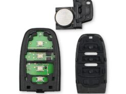 Chiave telecomando per Audi A3 A4 A5 A6 A8 Quattro Q5 Q7 315Mhz ID46 Chip FCC ID: IYZFBSB802 2009-2015 - KEYYOU 3 1 Button For Audi A3 A4 A5 A6 A8 Quattro Q5 Q7 Key Fob 2