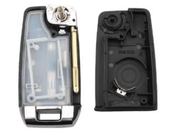 Chiave telecomando per Ford Fusion Focus Mondeo Fiesta Galaxy Automobile FO21 Blade - KEYYOU 3 Button Modified Flip Remote Car Key Shell Case Fob For Ford Fusion Focus Mondeo 4