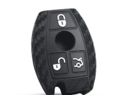 Cover in silicone chiave telecomando per Mercedes benz CLS CLA AMG GL R SLK A B C S - KEYYOU 3 Button Silicone Car Key Case For Mercedes benz CLS CLA AMG GL R SLK 7