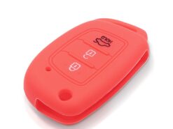 Cover in silicone chiave telecomando per Hyundai Creta Tucson Elantra Santa Fe i10 i20 i30 iX25 iX35 - KEYYOU 3 Button Silicone Key Cover Case For Hyundai Creta Tucson Elantra Santa Fe i10 i20 4