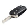 Chiave telecomando per VW Volkswagen Golf PASSAT Tiguan Polo Jetta Beetle 5K0837202AD 434MHz ID48 - KEYYOU 3 Buttons 5K0837202AD Flip Remote Key 434MHz ID48 Chip For VW Volkswagen Golf PASSAT Tiguan