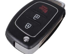 Chiave telecomando per Hyundai SANTA FE IX35 IX45 Accent I40 5 Chiave telecomando per Hyundai SANTA FE IX35 IX45 Accent I40 - KEYYOU 3 Buttons Flip Folding Remote Key Shell Fob Key Case For Hyundai SANTA FE IX35 3
