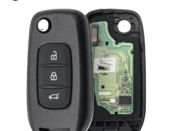 Chiave telecomando per Renault Kadjar Symbol Captur Megane 433MHz Hu138te VAC102 PCF7961M Chip 433Mhz 2016 3 Chiave telecomando per Renault Kadjar Symbol Captur Megane 433MHz Hu138te VAC102 PCF7961M Chip 433Mhz 2016 - KEYYOU 3 Buttons Flip Remote Key Fob For Renault Kadjar Symbol Captur Megane 433MHz Hu138te VAC102 1