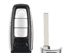 Chiave telecomando per Audi A6 C8 A7 A8 Q8 2017-2020 3 Bottoni - KEYYOU 3 Buttons Remote Car Key Shell Case Fob For Audi A6 C8 A7 A8 Q8 4