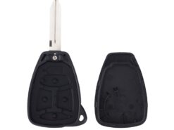Chiave telecomando per Chrysler 300 /Aspen /Jeep /Dodge 4 Bottoni - KEYYOU 4 Button Remote Key Fob Case Shell With Keychain For Chrysler 300 Aspen Jeep Dodge 3