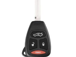 Chiave telecomando per Chrysler 300 /Aspen /Jeep /Dodge 4 Bottoni - KEYYOU 4 Button Remote Key Fob Case Shell With Keychain For Chrysler 300 Aspen Jeep Dodge 4
