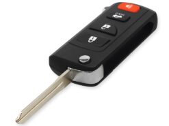 Chiave telecomando per Nissan Tiida LIVINA X-Trail QASHQAI Paladin 2003-2007 Sunny Sylphy 4 Bottoni - KEYYOU 4 Buttons Case Remote Car Key Shell For Nissan Tiida LIVINA X Trail QASHQAI Paladin 2