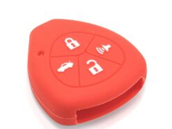 Cover in silicone chiave telecomando per Toyota YARIS AURIS Sienna Matrix Yaris Venza Protector 2005 2006 2007 2008 - KEYYOU 4 Buttons Remote Silicone Key Case Cover For Toyota YARIS AURIS Sienna Matrix Yaris Venza 3