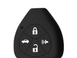 Cover in silicone chiave telecomando per Toyota YARIS AURIS Sienna Matrix Yaris Venza Protector 2005 2006 2007 2008 - KEYYOU 4 Buttons Remote Silicone Key Case Cover For Toyota YARIS AURIS Sienna Matrix Yaris Venza 4