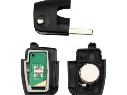 Chiave telecomando per Ford Focus 3 2 Mondeo Fiesta Key Fob Case 3 Button 80/40 Bit 433MHz 4D63/4D60 4 Chiave telecomando per Ford Focus 3 2 Mondeo Fiesta Key Fob Case 3 Button 80/40 Bit 433MHz 4D63/4D60 - KEYYOU 433MHz 4D63 4D60 Chip Flip Remote Control Car Key For Ford Focus 3 2 Mondeo 2