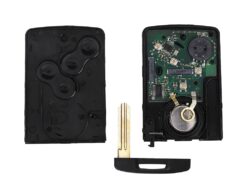 Chiave telecomando per Renault Megane III Laguna III Koleos CLIO Smart Card 2008-2011 5 Chiave telecomando per Renault Megane III Laguna III Koleos CLIO Smart Card 2008-2011 - KEYYOU 433MHz PCF7952 Chip 4 Buttons Car Remote Key Card For Renault Megane III Laguna III 3