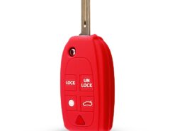 Cover in silicone chiave telecomando per Volvo XC90 S80 XC70 S60 V70 - KEYYOU 5 Buttons New Car Key Cover For Volvo XC90 S80 XC70 S60 V70 Silicone Remote 5