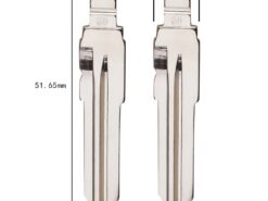 Chiave telecomando per Fiat (NO:60#) 4 Chiave telecomando per Fiat (NO:60#) - KEYYOU 60 Folding Car Key Blade Flip Remote Key Blank For Fiat NO 60 Replacement 2