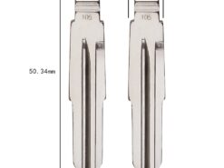 Chiave telecomando per Chevrolet Epica NO.105 4 Chiave telecomando per Chevrolet Epica NO.105 - KEYYOU Car Remote Key Blade For Chevrolet Epica New Flip Folding Remote Key Blade Replacement NO 2