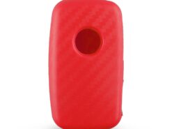 Cover in silicone chiave telecomando per Volkswagen POLO Bora Beetle Tiguan Passat B5 B6 Golf 6 MK5 MK6 Eos TSI - KEYYOU Carbon Fiber Silicone Protect For Volkswagen POLO Bora Beetle Tiguan Passat B5 B6 Golf 6 5
