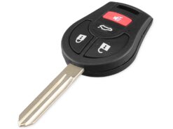 Chiave telecomando per Nissan Cube Qashqai Juke Suny Sylphy March Tiida Micra 2/3/4 Bottoni - KEYYOU Case Fob Remote Key Shell 2 3 4 Buttons For Nissan Cube Qashqai Juke Suny 3