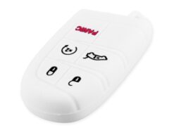 Cover in silicone chiave telecomando per JEEP Grand Cherokee Renegade Dodge JCUV dart Journey Chrysler 300C - KEYYOU Case Silicone Car Key Cover For JEEP Grand Cherokee Renegade Dodge JCUV dart Journey Chrysler 5