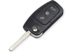 Chiave telecomando per Ford Focus Mondeo Fiesta 2013 Fob Case 433MHz 4D63 Chip 4 Chiave telecomando per Ford Focus Mondeo Fiesta 2013 Fob Case 433MHz 4D63 Chip - KEYYOU Cut Blade 3 Buttons Flip Folding Remote Control Key for Ford Focus Mondeo Fiesta 2013 2