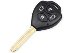Chiave telecomando auto per Toyota Yaris Prado Tarago Camry Corolla RAV4 REIZ Crown 2007-2012 2/3/4 Bottoni - KEYYOU Cutted Blade 2 3 4 BT Remote Car Key Case Shell for Toyota Yaris Prado 2
