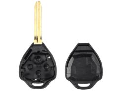 Chiave telecomando auto per Toyota Yaris Prado Tarago Camry Corolla RAV4 REIZ Crown 2007-2012 2/3/4 Bottoni - KEYYOU Cutted Blade 2 3 4 BT Remote Car Key Case Shell for Toyota Yaris Prado 5