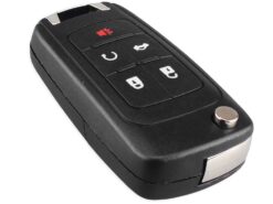 Chiave telecomando per Buick Excelle Verano LaCrosse Regal - KEYYOU Flip Folding Remote Key Shell 5 Buttons for Buick Excelle Verano LaCrosse Regal Car Alarm 3