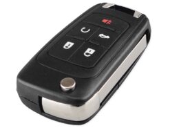 Chiave telecomando per Buick Excelle Verano LaCrosse Regal - KEYYOU Flip Folding Remote Key Shell 5 Buttons for Buick Excelle Verano LaCrosse Regal Car Alarm 4