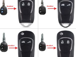 Chiave telecomando per Chevrolet Lova Epica Spark Avoe 2 Bottoni 3 Chiave telecomando per Chevrolet Lova Epica Spark Avoe 2 Bottoni - KEYYOU Fob For Chevrolet Lova Epica Spark Avoe Car Key Blanks Case Left Right Blade Auto 1